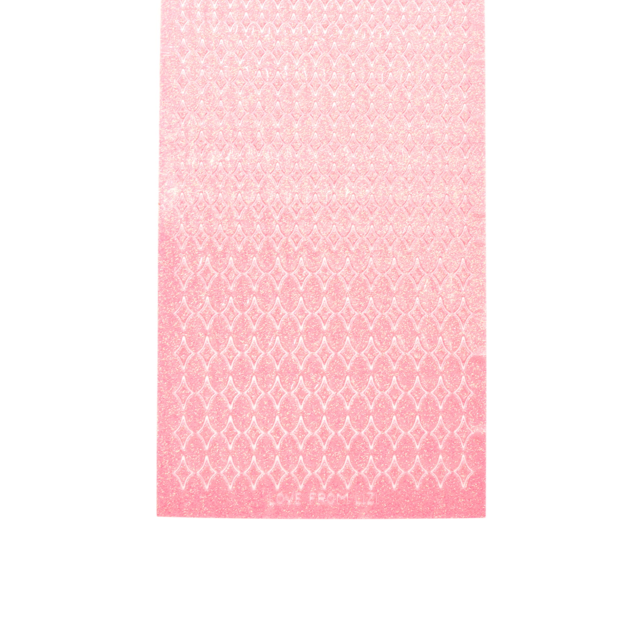 Mini Twinkle Pink Iridescent Glitter Peel-Off Stickers